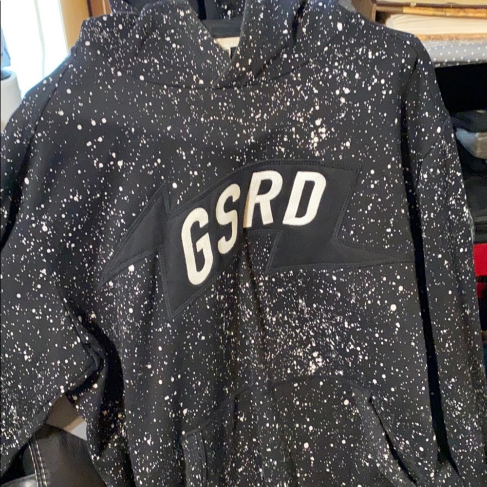 Gstar hoody! Black and white size large